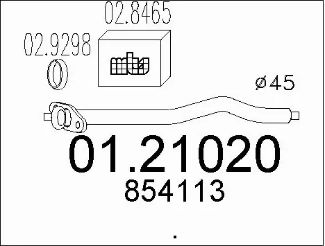 Exhaust Pipe (01.21020)
