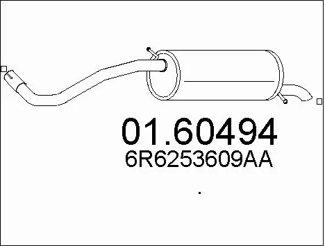 Rear Muffler (01.60494)