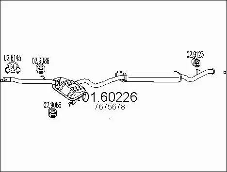 Rear Muffler (01.60226)