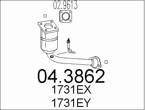 Catalytic Converter (04.3862)