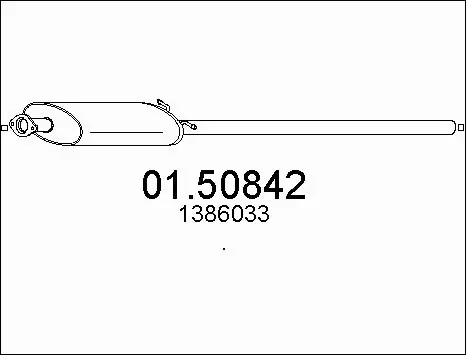 Centre Muffler (01.50842)