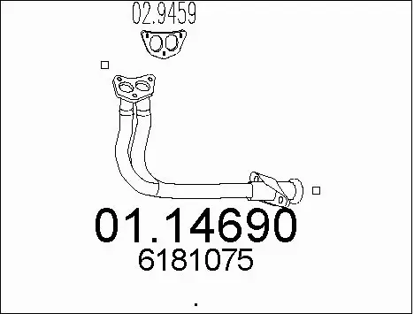 Exhaust Pipe (01.14690)