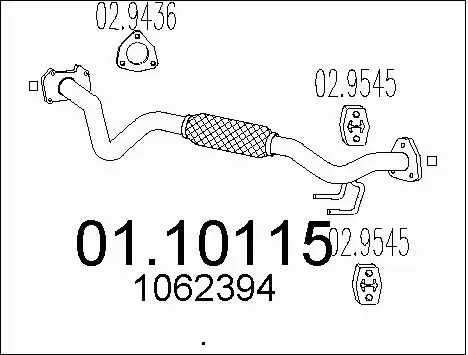 Exhaust Pipe (01.10115)