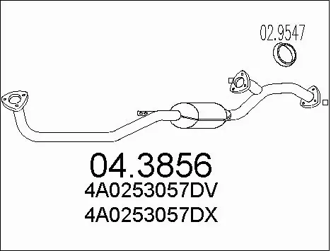 Catalytic Converter (04.3856)