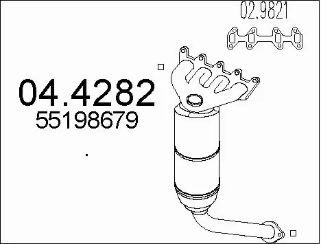 Catalytic Converter (04.4282)