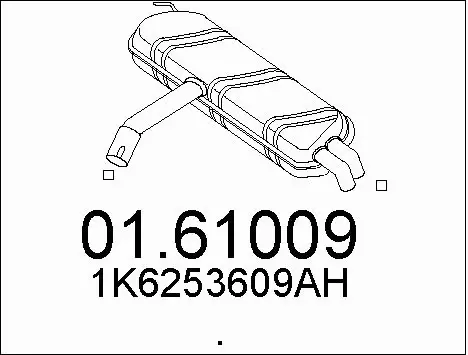 Rear Muffler (01.61009)