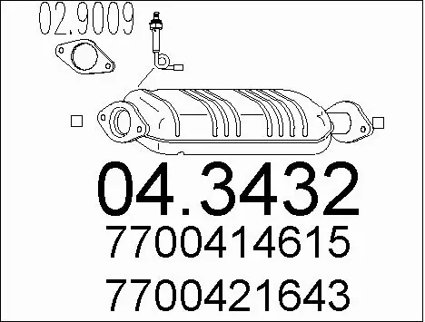 Catalytic Converter (04.3432)