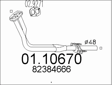 Exhaust Pipe (01.10670)