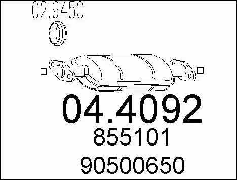 Catalytic Converter (04.4092)