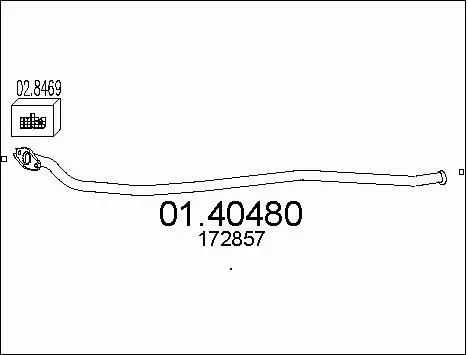 Exhaust Pipe (01.40480)
