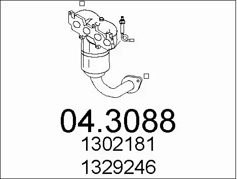 Catalytic Converter (04.3088)