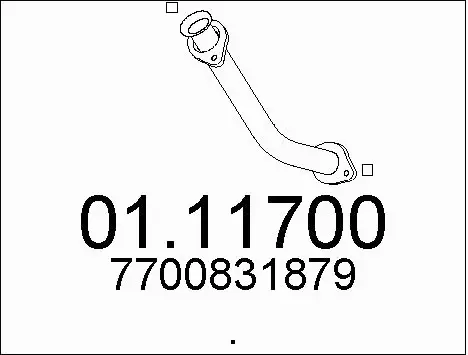 Exhaust Pipe (01.11700)