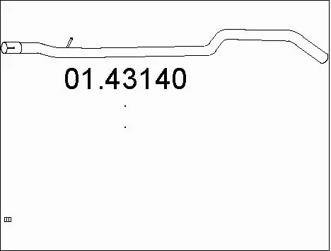 Exhaust Pipe (01.43140)