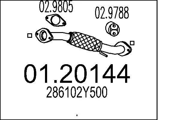 Exhaust Pipe (01.20144)