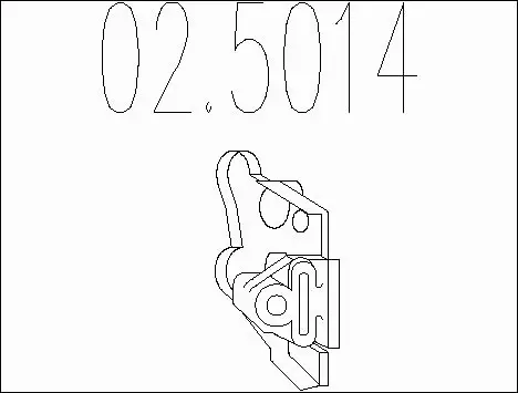 Rubber Buffer, muffler (02.5014)