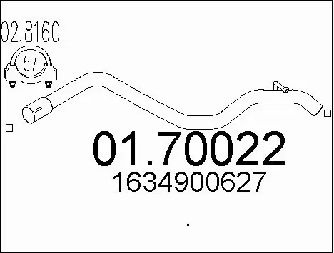 Exhaust Pipe (01.70022)