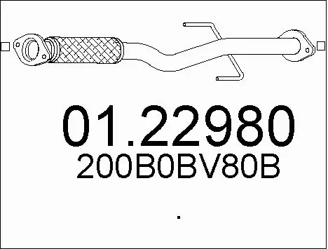 Exhaust Pipe (01.22980)