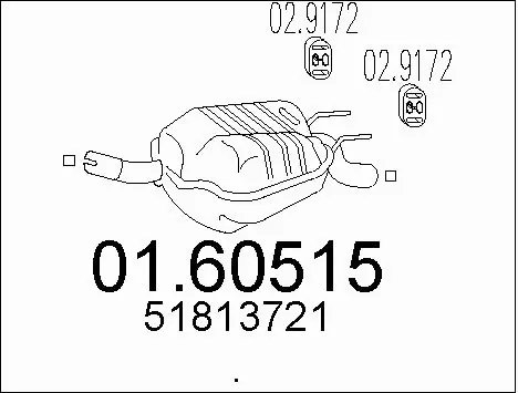 Rear Muffler (01.60515)
