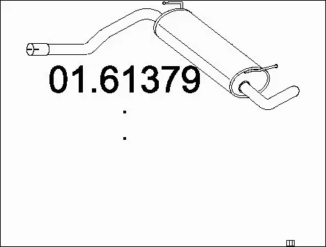 Rear Muffler (01.61379)