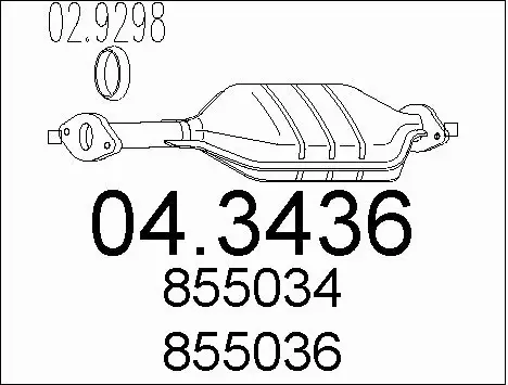 Catalytic Converter (04.3436)