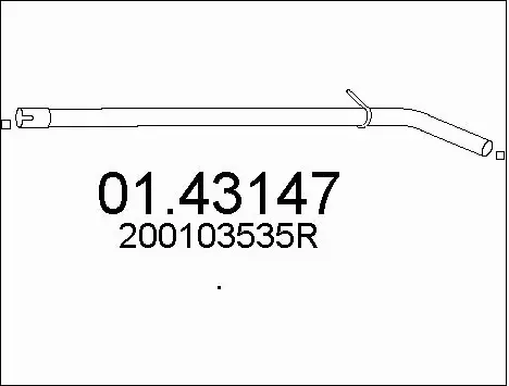 Exhaust Pipe (01.43147)