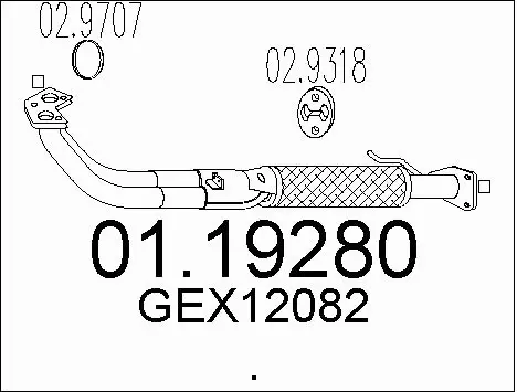 Exhaust Pipe (01.19280)