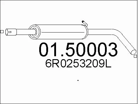 Centre Muffler (01.50003)