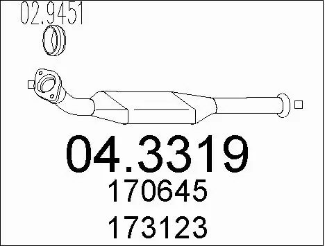 Catalytic Converter (04.3319)