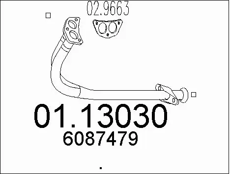 Exhaust Pipe (01.13030)