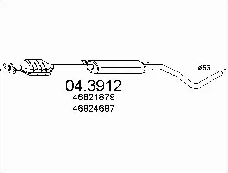 Catalytic Converter (04.3912)
