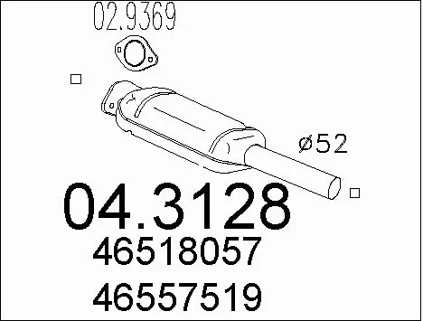 Catalytic Converter (04.3128)
