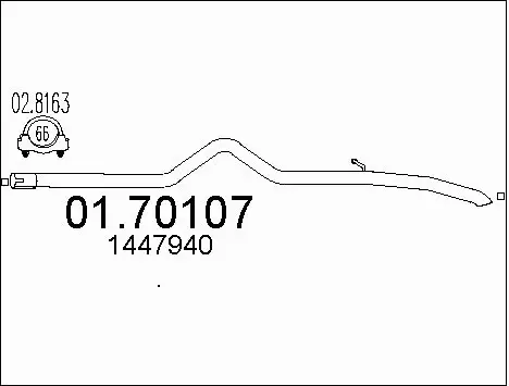 Exhaust Pipe (01.70107)