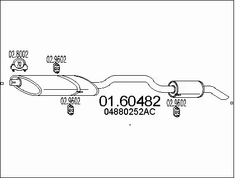 Rear Muffler (01.60482)