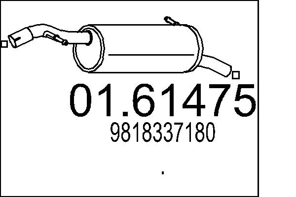 Rear Muffler (01.61475)