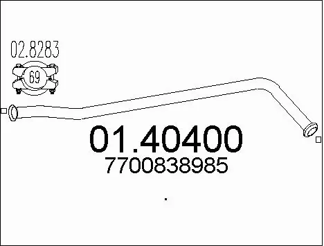 Exhaust Pipe (01.40400)