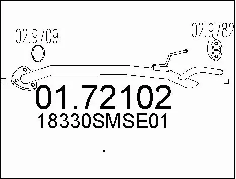 Exhaust Pipe (01.72102)