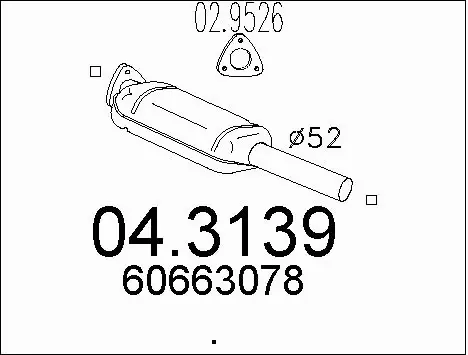 Catalytic Converter (04.3139)