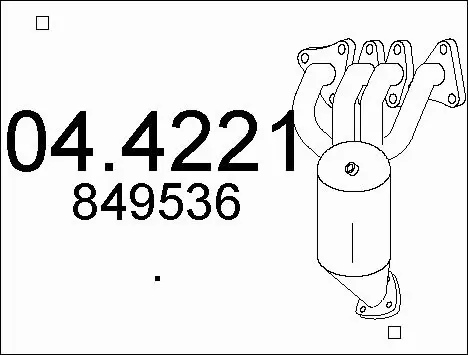 Catalytic Converter (04.4221)