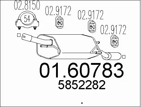 Rear Muffler (01.60783)