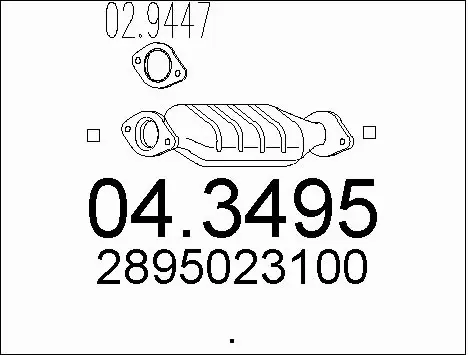 Catalytic Converter (04.3495)