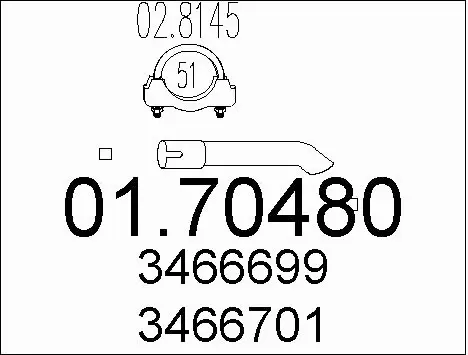 Exhaust Pipe (01.70480)