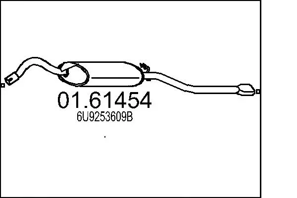 Rear Muffler (01.61454)