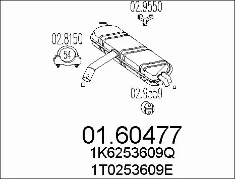 Rear Muffler (01.60477)