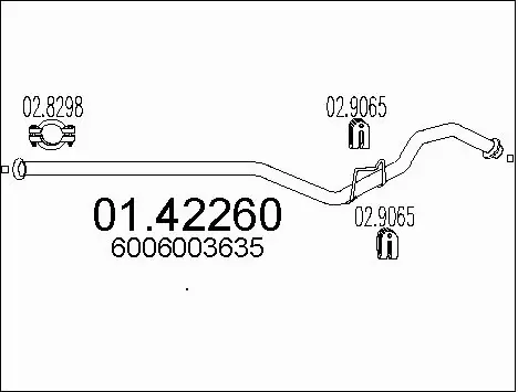 Exhaust Pipe (01.42260)