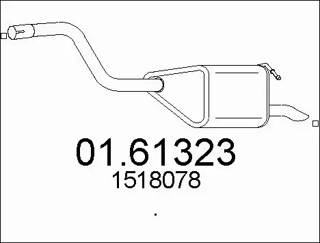 Rear Muffler (01.61323)