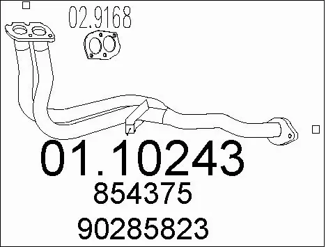 Exhaust Pipe (01.10243)