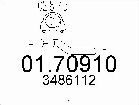 Exhaust Pipe (01.70910)