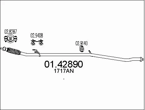 Exhaust Pipe (01.42890)