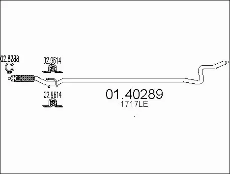 Exhaust Pipe (01.40289)