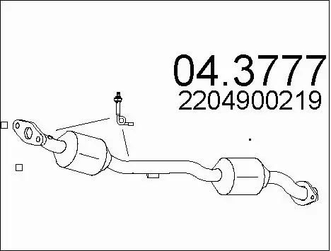 Catalytic Converter (04.3777)